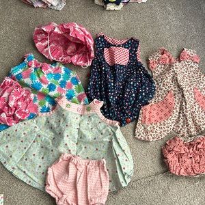 0-3 month handmade lot for baby girl